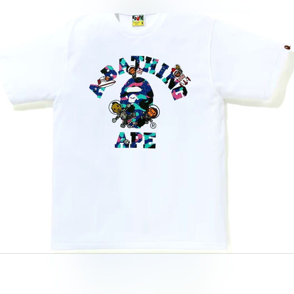 Bape x Kid Cudi College Logo Tee